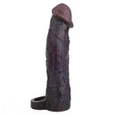 9.09in Vibrating Dildo Sleeve Reinforced Penis Cover For Men Penis Ring