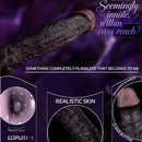 9.09in Vibrating Dildo Sleeve Reinforced Penis Cover For Men Penis Ring