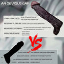 9.09in Vibrating Dildo Sleeve Reinforced Penis Cover For Men Penis Ring