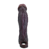 9.09in Vibrating Dildo Sleeve Reinforced Penis Cover For Men Penis Ring