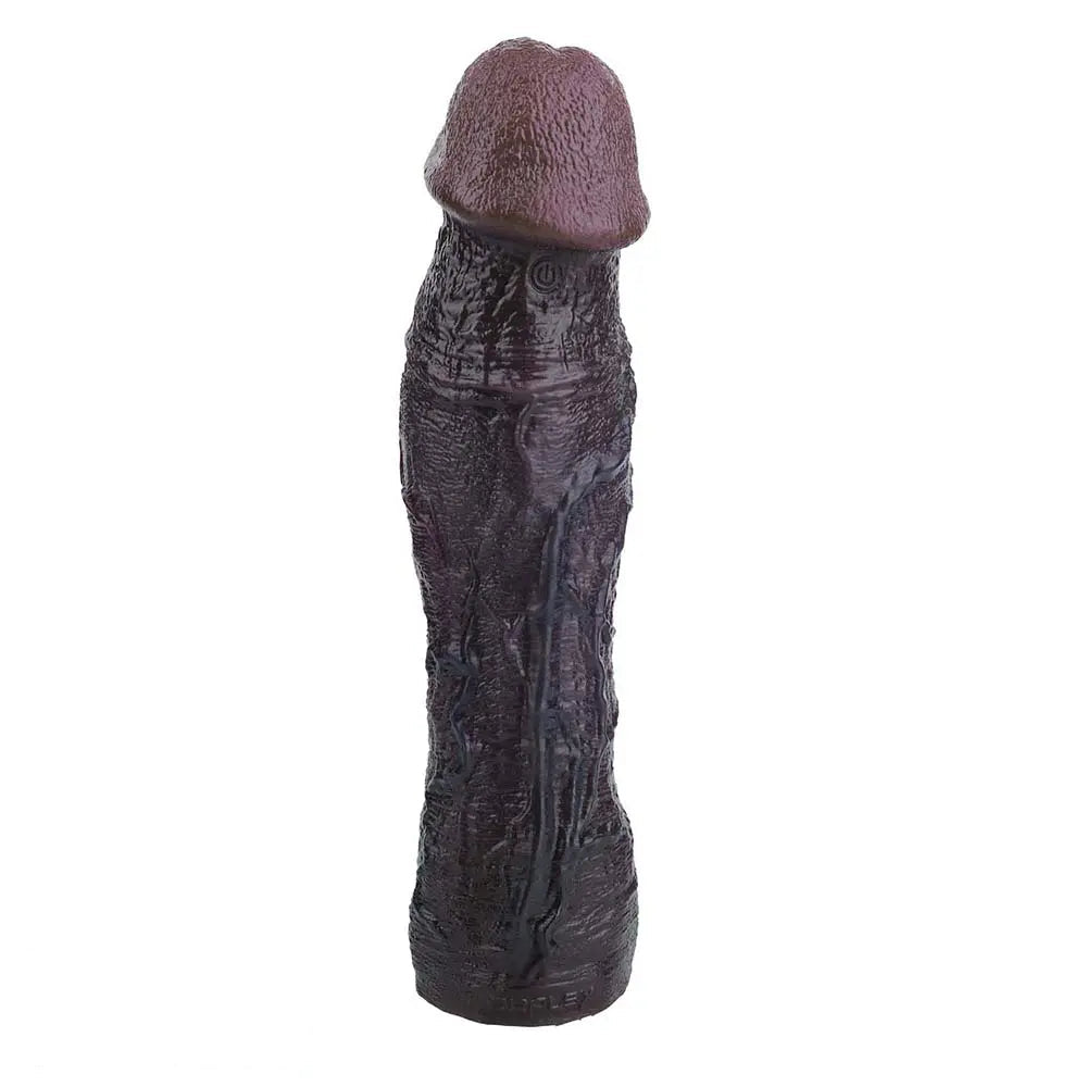 9.09in Vibrating Dildo Sleeve Reinforced Penis Cover For Men Penis Ring