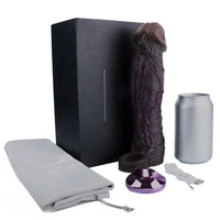 9.09in Vibrating Dildo Sleeve Reinforced Penis Cover For Men Penis Ring