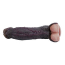 9.09in Vibrating Dildo Sleeve Reinforced Penis Cover For Men Penis Ring