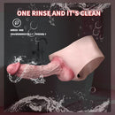 9.13in Real Skin Liquid Silicone Hollow Strap on High-Quality Dildo Panty