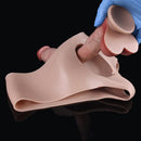 9.13in Real Skin Liquid Silicone Hollow Strap on High-Quality Dildo Panty
