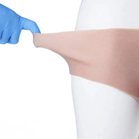 9.13in Real Skin Liquid Silicone Hollow Strap on High-Quality Dildo Panty