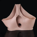 9.13in Real Skin Liquid Silicone Hollow Strap on High-Quality Dildo Panty