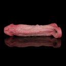 9.13in Realistic Penis Cock Dildo Big Sleeve Extender Retreative Vibrating Tool
