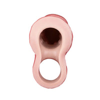 9.13in Realistic Penis Cock Dildo Big Sleeve Extender Retreative Vibrating Tool