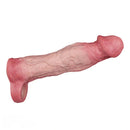 9.13in Realistic Penis Cock Dildo Big Sleeve Extender Retreative Vibrating Tool