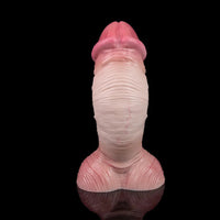 9.17in Double Layer Silicone Soft Big Dildo For Anal Training And Pleasure