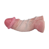 9.17in Double Layer Silicone Soft Big Dildo For Anal Training And Pleasure