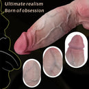 9.17in Dual Density Silicone Soft Big Realistic Dildo Perfect For Masturbation