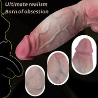 9.17in Dual Density Silicone Soft Big Realistic Dildo Perfect For Masturbation