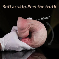 9.17in Dual Density Silicone Soft Big Realistic Dildo Perfect For Masturbation