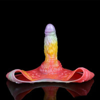 9.17in Monster Fantasy Odd Silicone Soft Strap on Hollow Dildo Pants