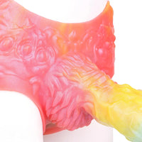 9.17in Monster Fantasy Odd Silicone Soft Strap on Hollow Dildo Pants
