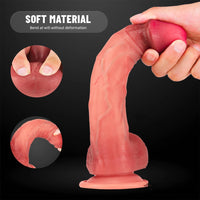 9.17in Super Realistic Huge Dildo Female Masturbator Sex Toy