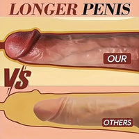 9.1in Auto Heating Vibrating Thrusting Vibrating Real Big Remote Dildo