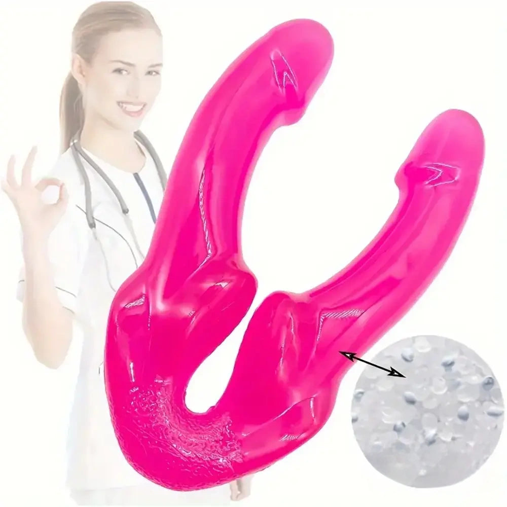 9.1in Double-Ended Big Dildo For Increased Stimulation Women Men