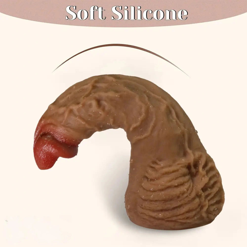 9.1in Realistic Explosive Veins Big Soft Silicone Dildo Suitable For Women Adult