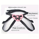 9.1in Silicone Soft Large Dual Density Strap On Dildo For Lesbian