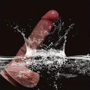 9.1in Silicone Soft Lifelike Dildo For Hands-Free Play With Suction Cup