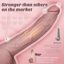 9.1in Silicone Thrusting Vibrating Dual Motors Remote Control Dildo
