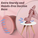 9.1in Silicone Thrusting Vibrating Dual Motors Remote Control Dildo
