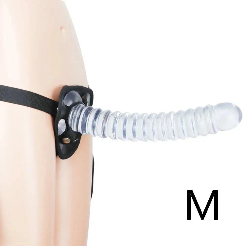 9.21in 11.29in 14.17in Strap-on Big Anal Plug Dildo For Lesbian