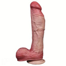 9.21in Liquid Dual Density Silicone Dildo Designed For Women Self-Play