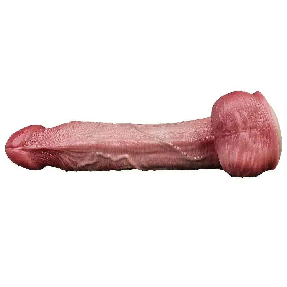 9.21in Liquid Dual Density Silicone Dildo Designed For Women Self-Play