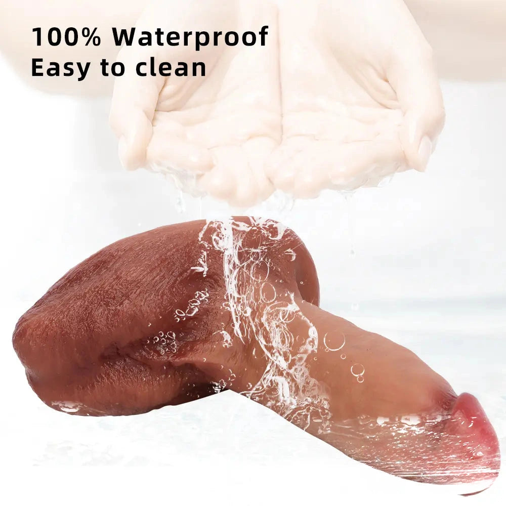 9.25in 10.23in Premium Soft Liquid Silicone Big Real Dildo For Women