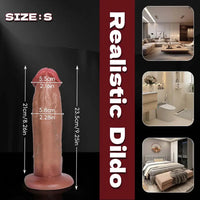 9.25in 10.82in 12.79in Big Head Egg Free Silicone Real Dildo For Female