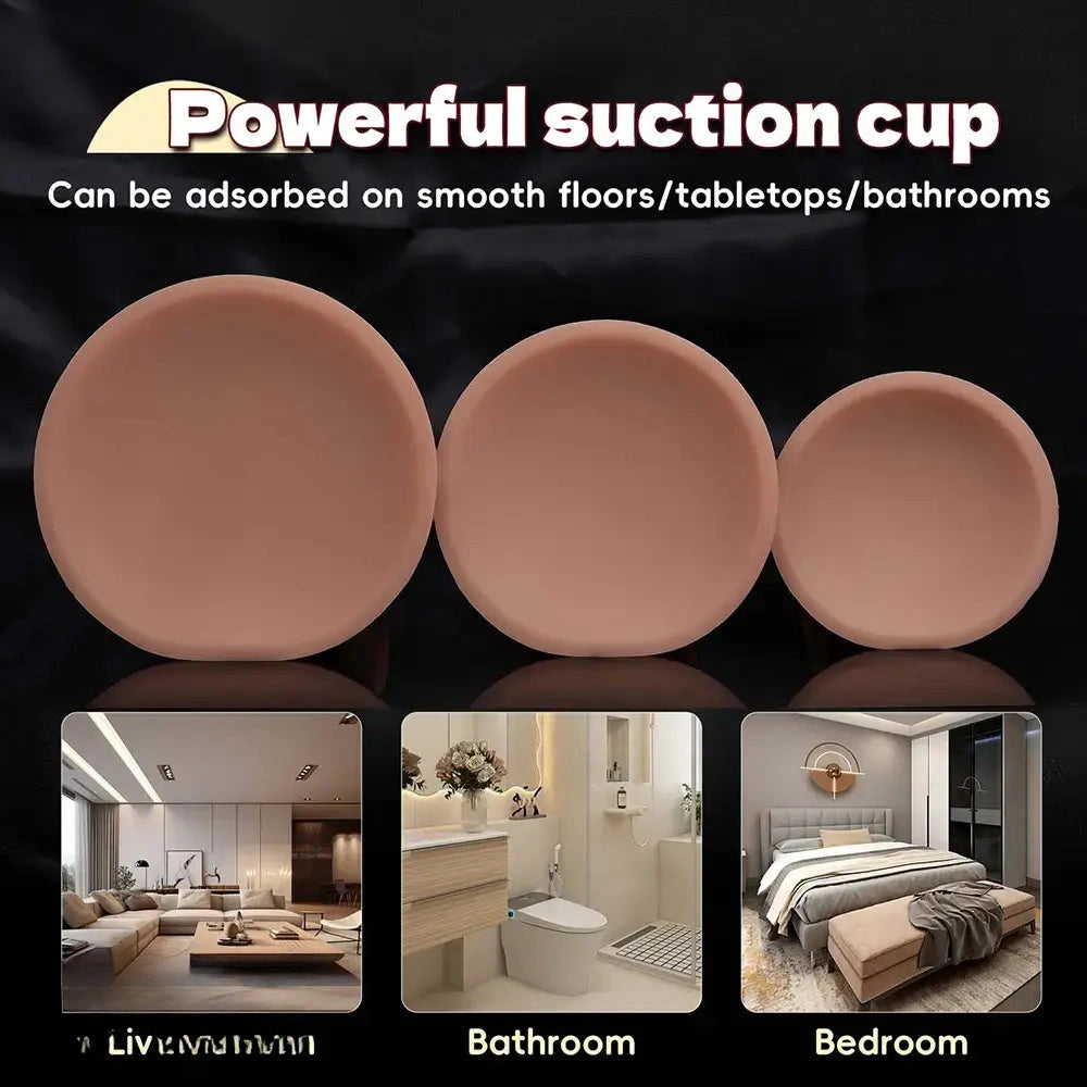 9.25in 10.82in 12.79in Big Head Egg Free Silicone Real Dildo For Female