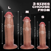 9.25in 10.82in 12.79in Big Head Egg Free Silicone Real Dildo For Female