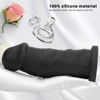 9.25in 11.02in 12.2in Super Big Silicone Soft Black Mushroom Head Dildo