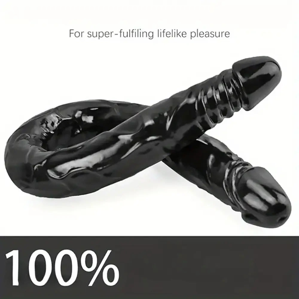 9.25in 12.6in 16.93in Long Double Head Dildo Flexible Realistic Dildo