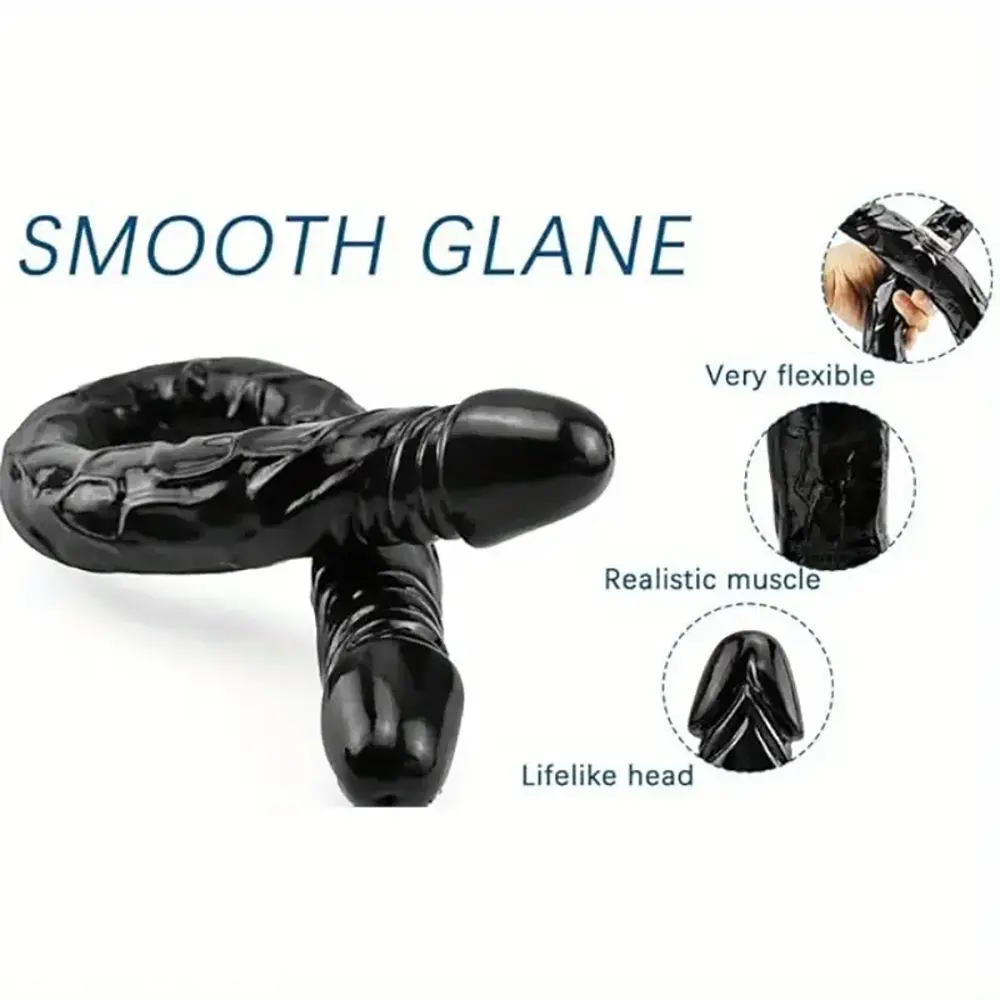 9.25in 12.6in 16.93in Long Double Head Dildo Flexible Realistic Dildo