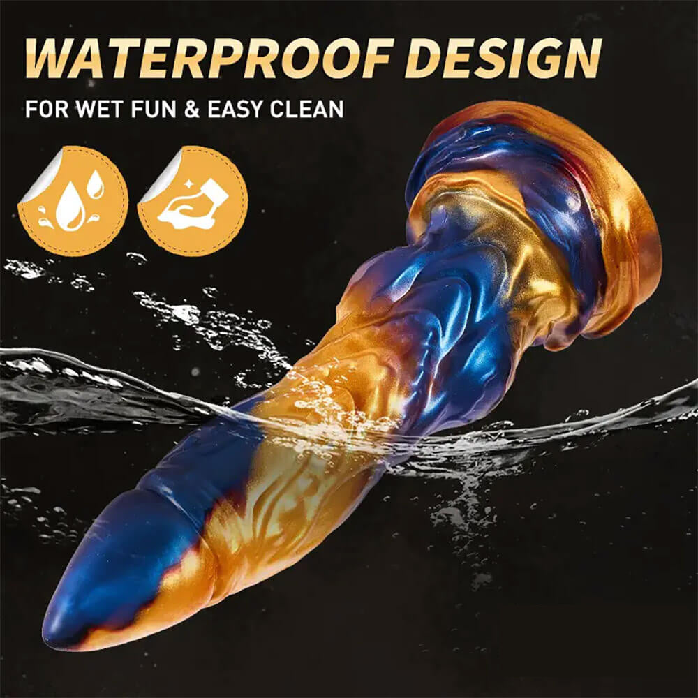 9.25in 3in1 Fantasy Monster Thrusting Dildo Vibrator For Anal G-spot