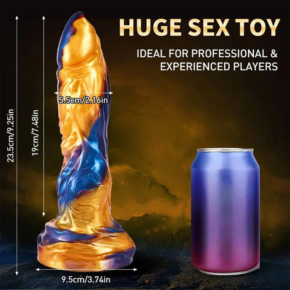 9.25in 3in1 Fantasy Monster Thrusting Dildo Vibrator For Anal G-spot