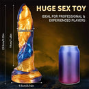 9.25in 3in1 Fantasy Monster Thrusting Dildo Vibrator For Anal G-spot