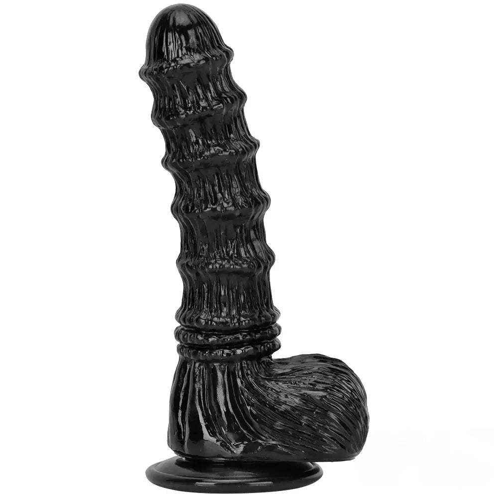 9.25in 9.64in 11.02in Big Thick Black Dildo BDSM Horse Penis Sex Toy