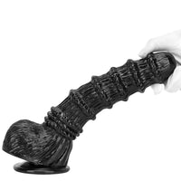 9.25in 9.64in 11.02in Big Thick Black Dildo BDSM Horse Penis Sex Toy