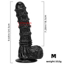 9.25in 9.64in 11.02in Big Thick Black Dildo BDSM Horse Penis Sex Toy