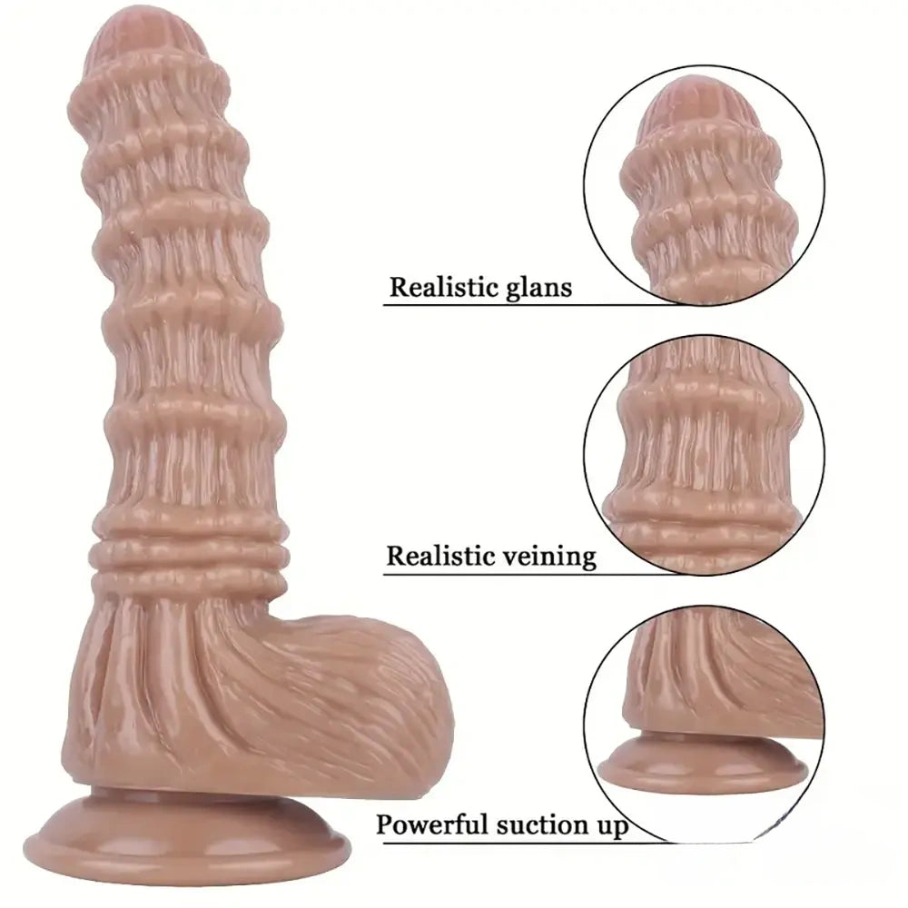 9.25in 9.65in 11in Real Big PVC Fantasy Cock Dildo For Women Couples