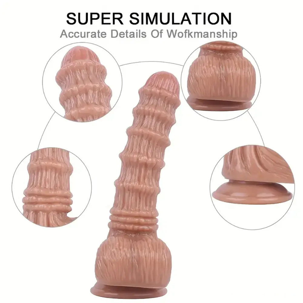 9.25in 9.65in 11in Real Big PVC Fantasy Cock Dildo For Women Couples