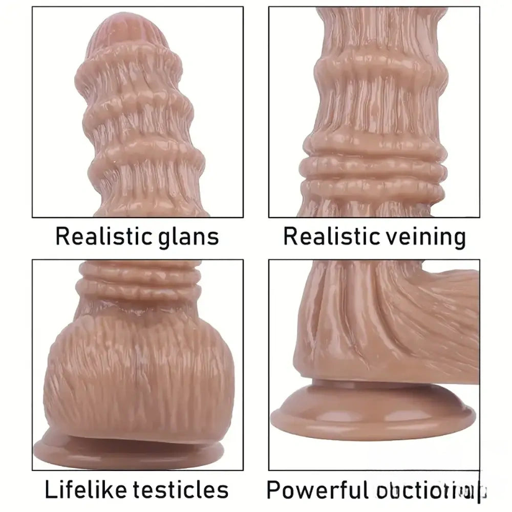 9.25in 9.65in 11in Real Big PVC Fantasy Cock Dildo For Women Couples