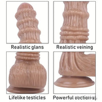 9.25in 9.65in 11in Real Big PVC Fantasy Cock Dildo For Women Couples