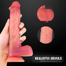 9.25in Big Anal Lifelike Dildo Realistic Penis Sex Toy For Woman